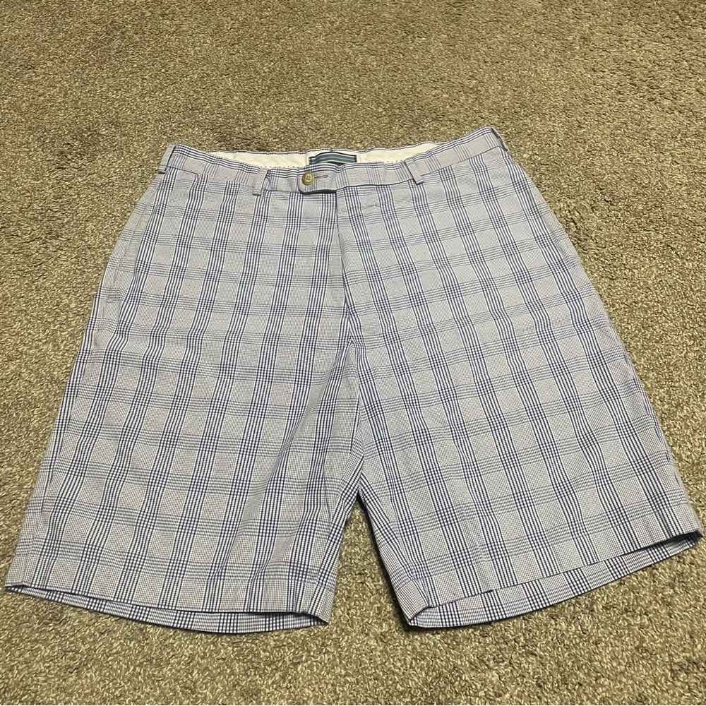 Men’s Peter Millar Flat Front Pima Cotton Shorts Size 34